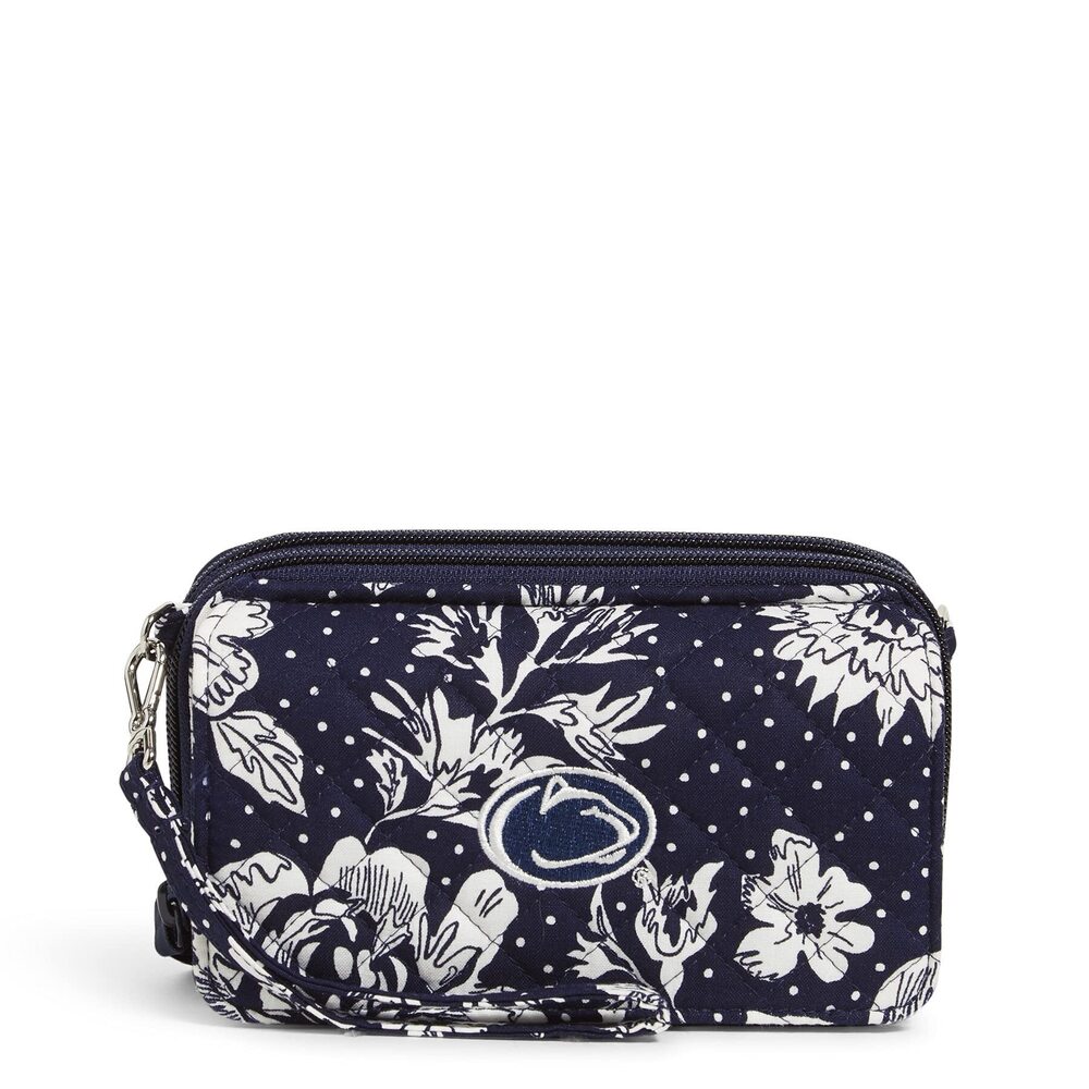 5001 Cotton Collegiate All in One Crossbody Purse With RFID Protection